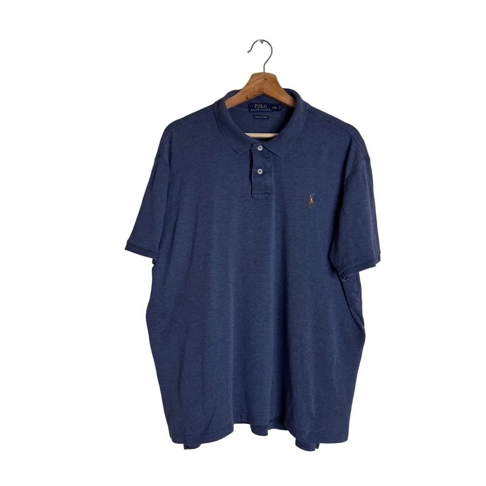 Polo Ralph Lauren Men's Pima Soft Touch Polo Shirt Blue XXL